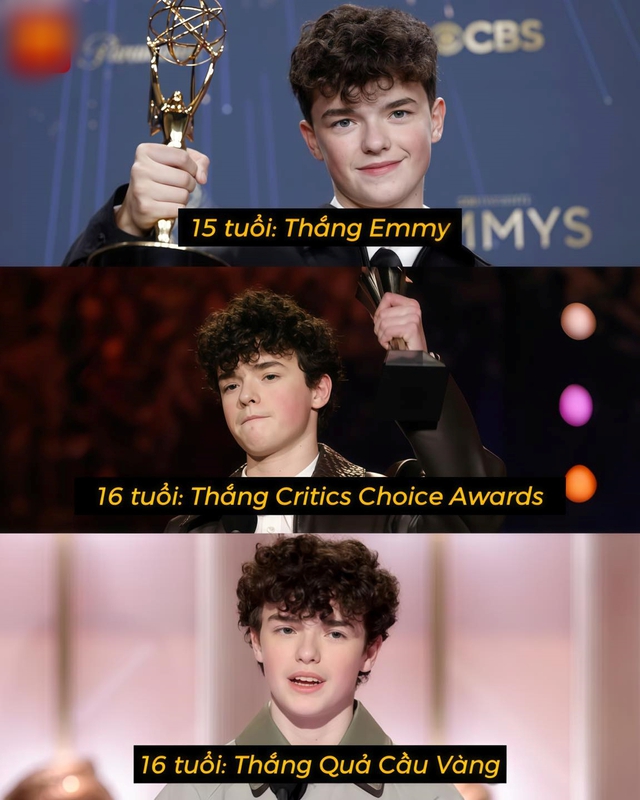 Sốc nhất Quả Cầu Vàng 2026: Mỹ nam 16 tuổi lập kỷ lục 82 năm mới có 1 lần, thế giới không ai làm lại- Ảnh 2.