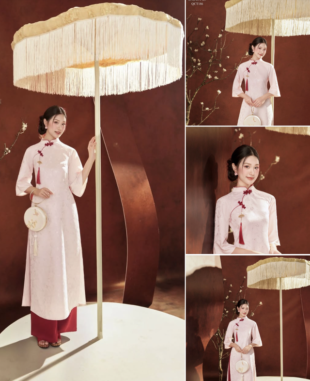 Doãn Hải My chụp tới 25 bộ áo dài tết, xinh đẹp nết na nhưng vẫn bị netizen chê "một màu" vì một lý do- Ảnh 2.
