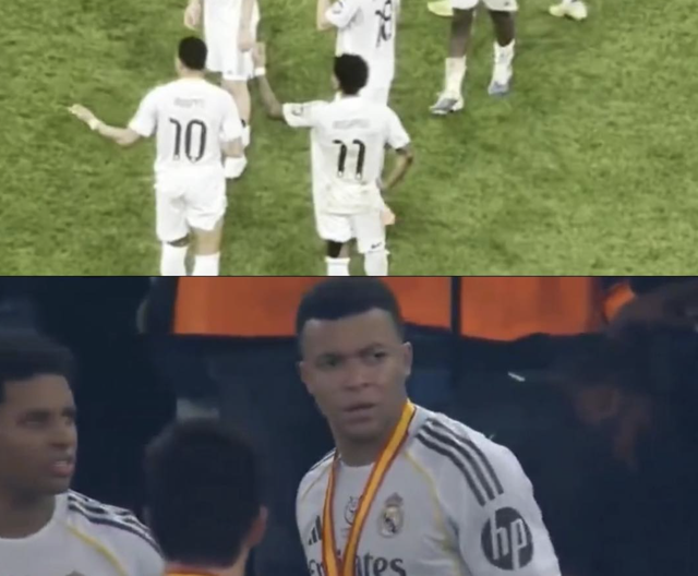 Mbappe nổi đoá "lệnh" cho đồng đội bỏ vào đường hầm, từ chối nhìn Barcelona nâng Siêu cúp gây tranh cãi dữ dội- Ảnh 1.