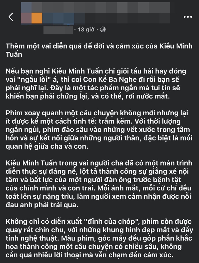 Đầu năm xem phim Việt này mới là tôn trọng sức lao động: Nam chính diễn xuất để đời, netizen đòi làm ngay 1 điều- Ảnh 3. Đầu năm xem phim Việt này mới là tôn trọng sức lao động: Nam chính diễn xuất để đời, netizen đòi làm ngay 1 điều- Ảnh 3.