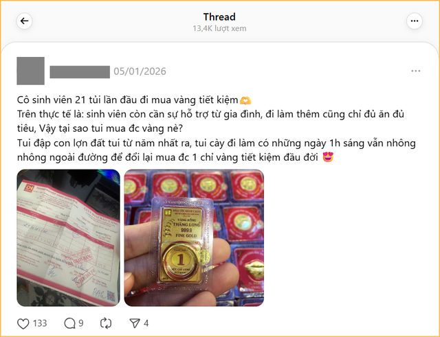 1 chỉ vàng đầu tiên: Chính thức "nghiện" tiết kiệm mua vàng từ đây!- Ảnh 2. 1 chỉ vàng đầu tiên: Chính thức "nghiện" tiết kiệm mua vàng từ đây!- Ảnh 2.