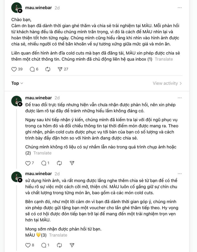 Đĩa cold cuts 490k ở Hà Nội gây tranh cãi: Vấn đề không phải giá đắt hay không, vấn đề ở cách quán giải thích- Ảnh 2.