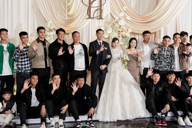 Doãn Hải My khoe visual sáng bừng, cực tinh tế khi cùng Văn Hậu dự đám cưới của thủ môn U23 Việt Nam- Ảnh 3.