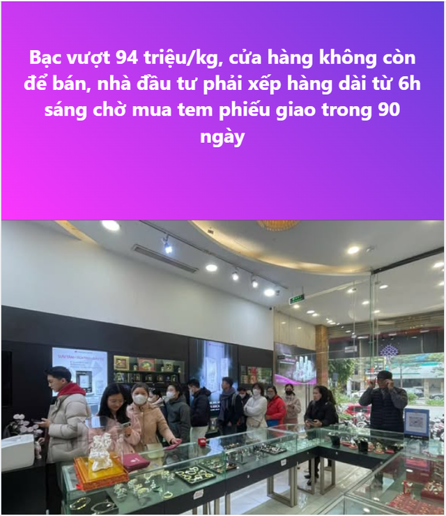 Giá bạc chạm đỉnh 94 triệu đồng/kg: “Nếu xuyên không nhất định mua bạc lúc 2x, 3x..."- Ảnh 1.