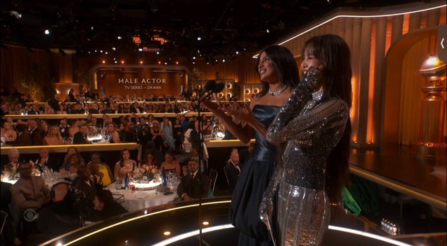 "Bắt gọn" tài tử say đắm ngắm Lisa ở Quả Cầu Vàng, bạn trai tỷ phú đã có đối thủ rồi?- Ảnh 1.