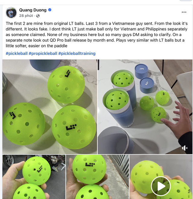 Quang Dương nhận xét bóng LT Pro 48 ở Việt Nam trông giống "fake"- Ảnh 2.