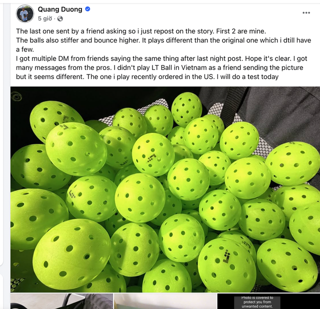 Quang Dương nhận xét bóng LT Pro 48 ở Việt Nam trông giống "fake"- Ảnh 1.