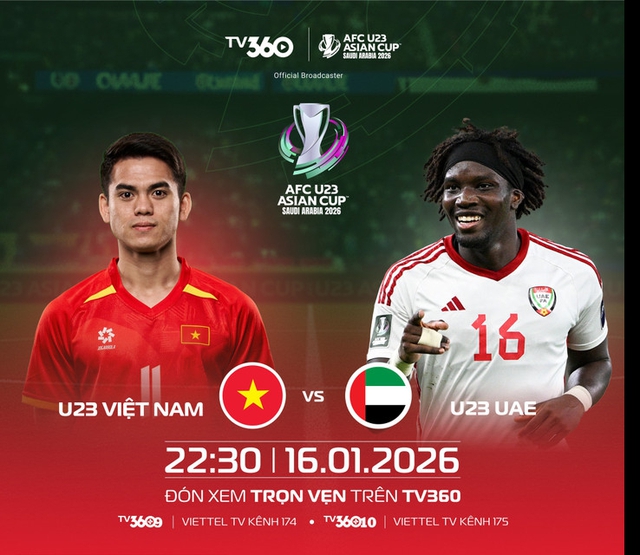 Link xem U23 Việt Nam vs U23 UAE đá tứ kết U23 châu Á lúc 22h30 hôm nay- Ảnh 1.