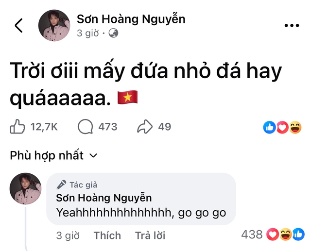 Trấn Thành, Hoà Minzy và dàn sao Việt vỡ oà trước chiến thắng của U23 Việt Nam - Ảnh 6. Trấn Thành, Hoà Minzy và dàn sao Việt vỡ oà trước chiến thắng của U23 Việt Nam - Ảnh 6.