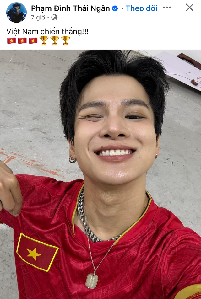 Trấn Thành, Hoà Minzy và dàn sao Việt vỡ oà trước chiến thắng của U23 Việt Nam - Ảnh 7. Trấn Thành, Hoà Minzy và dàn sao Việt vỡ oà trước chiến thắng của U23 Việt Nam - Ảnh 7.