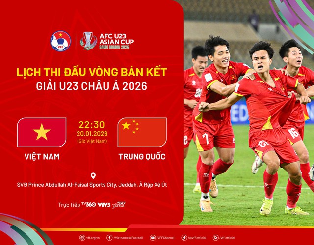 22h00 đêm nay đón xem bán kết U23 châu Á: U23 Việt Nam vs U23 Trung Quốc!- Ảnh 1.