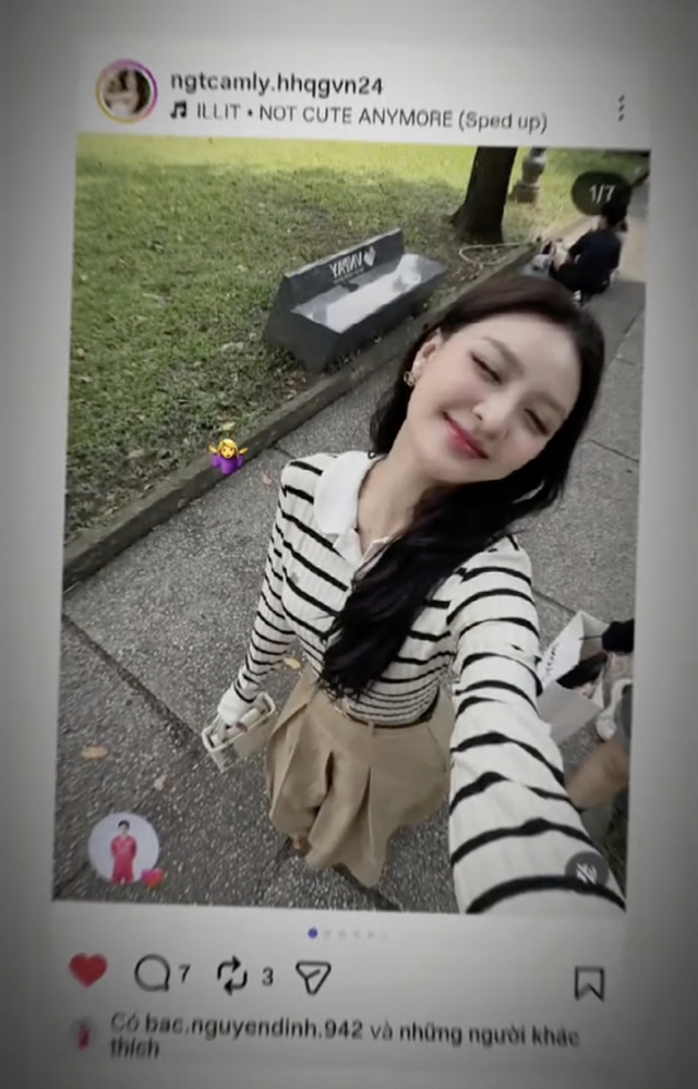 Á hậu Cẩm Ly phản ứng gì khi được gọi là "người yêu Đình Bắc"?- Ảnh 5.