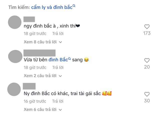 Á hậu Cẩm Ly phản ứng gì khi được gọi là "người yêu Đình Bắc"?- Ảnh 3.