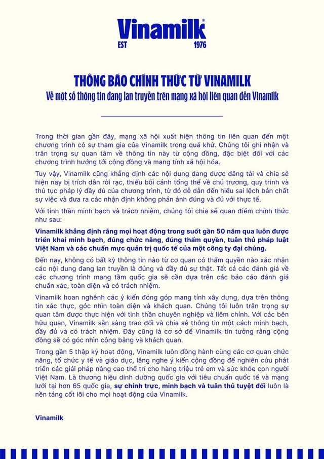 Vinamilk minh bạch- Ảnh 5.