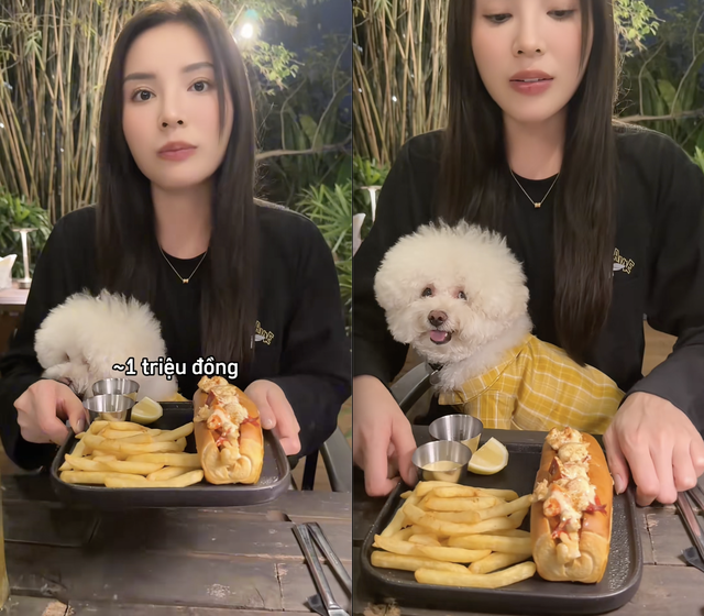 Kỳ Duyên review bánh mì giá gần 1 triệu đồng nhưng dân mạng chỉ chú ý đến giọng của 1 người khác trong video- Ảnh 1. Kỳ Duyên review bánh mì giá gần 1 triệu đồng nhưng dân mạng chỉ chú ý đến giọng của 1 người khác trong video- Ảnh 1.