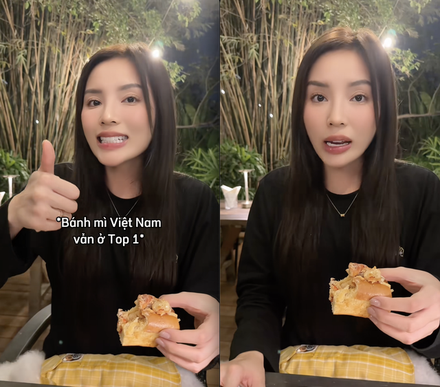 Kỳ Duyên review bánh mì giá gần 1 triệu đồng nhưng dân mạng chỉ chú ý đến giọng của 1 người khác trong video- Ảnh 3. Kỳ Duyên review bánh mì giá gần 1 triệu đồng nhưng dân mạng chỉ chú ý đến giọng của 1 người khác trong video- Ảnh 3.