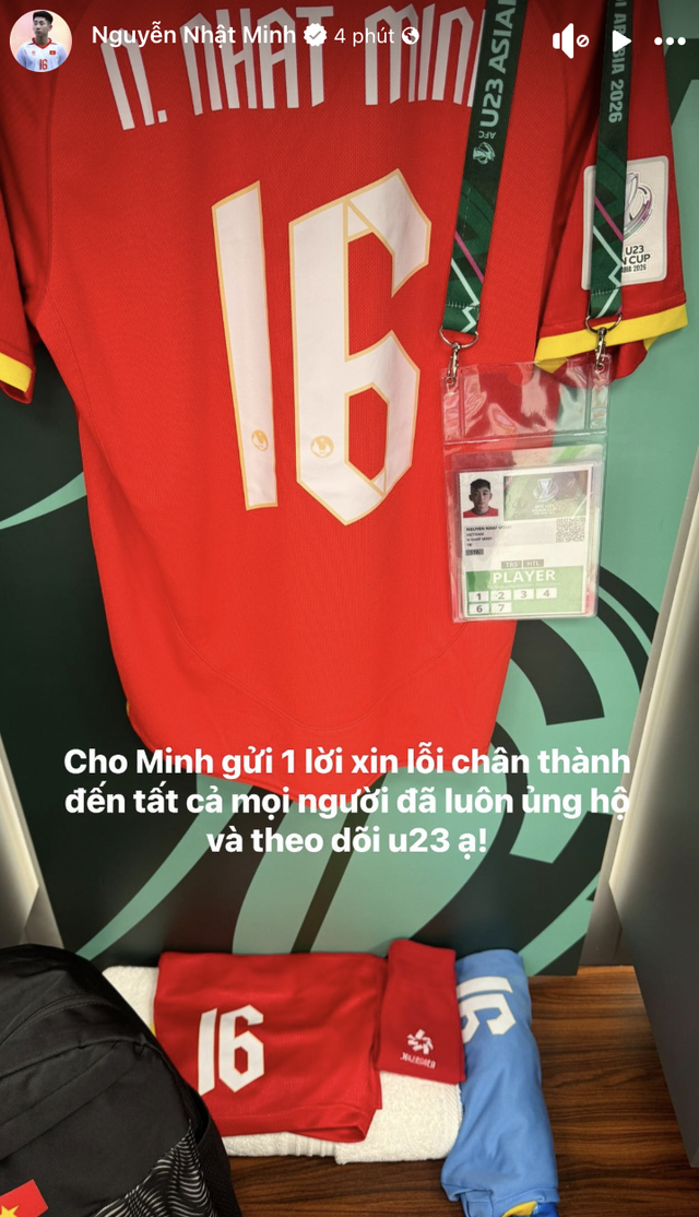 U23 Việt Nam đồng loạt xin lỗi: Cùng nhau chiến thắng, cùng nhau thất bại- Ảnh 4.