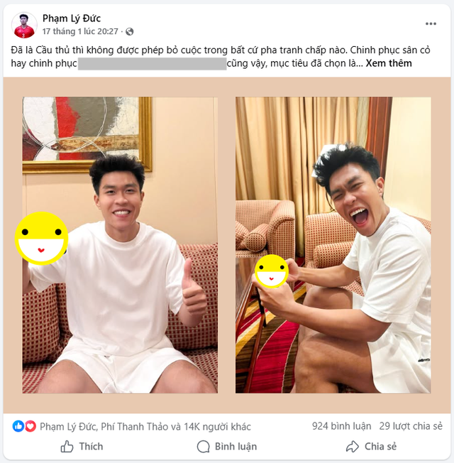 1.000 bình luận dưới đăng quảng cáo của Lý Đức trước 3 ngày đá trận bán kết- Ảnh 2.