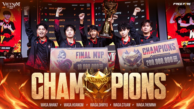 Vietnam League 2025: WAG Academy lên ngôi vô địch sau màn Champion Rush nghẹt thở- Ảnh 1.