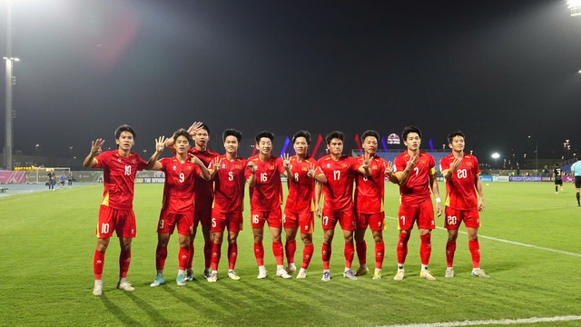 Ảnh: Quốc Việt sút tung lưới U23 Hàn Quốc, U23 Việt Nam ăn mừng cực cảm xúc động viên Hiểu Minh- Ảnh 5.