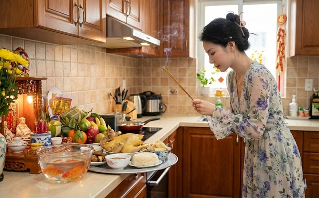 Cúng ông Táo ở nhà thuê, phòng trọ: Có cần lập bàn thờ hay chỉ cần mâm cỗ đơn giản?- Ảnh 2. Cúng ông Táo ở nhà thuê, phòng trọ: Có cần lập bàn thờ hay chỉ cần mâm cỗ đơn giản?- Ảnh 2.