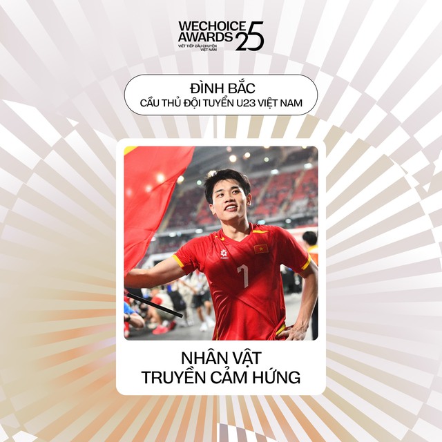 HLV Mai Đức Chung, cầu thủ Đình Bắc: Hai thế hệ, hai câu chuyện về bóng đá truyền cảm hứng tại WeChocie Awards 2025- Ảnh 4.