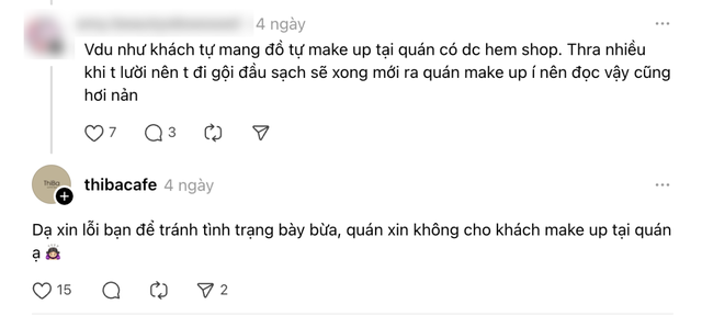 Hàng loạt quán cà phê buộc phải từ chối phục vụ vì trào lưu mang vali đi makeup, chụp flash hàng giờ liền- Ảnh 4. Hàng loạt quán cà phê buộc phải từ chối phục vụ vì trào lưu mang vali đi makeup, chụp flash hàng giờ liền- Ảnh 4.