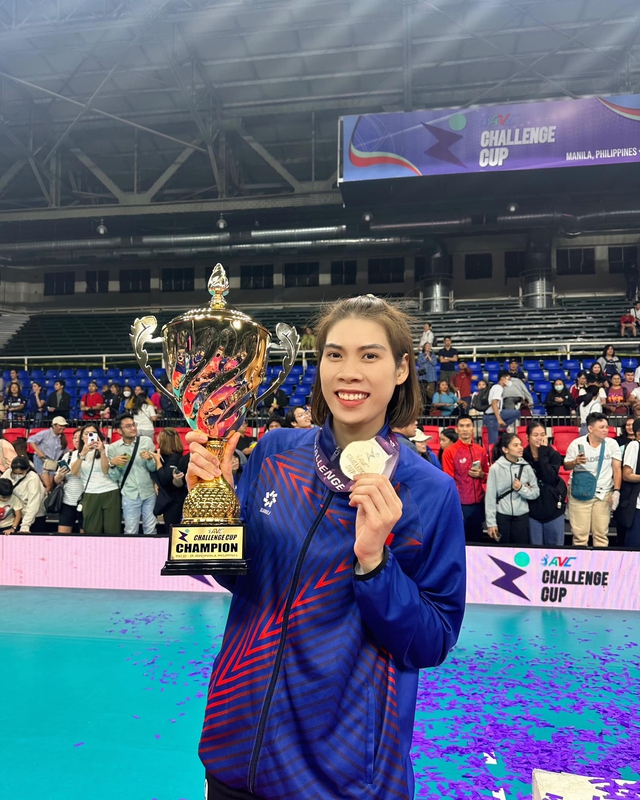 Cô gái bóng chuyền hẹn hò "siêu kình ngư" Huy Hoàng gây xôn xao cõi mạng là ai?- Ảnh 3.