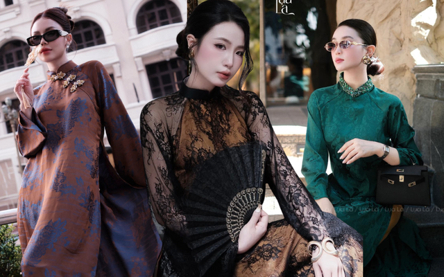 Không còn đỏ, hồng quen thuộc, áo dài Tết 2026 "bắt trend" loạt thiết kế đậm chất phú bà thời thượng- Ảnh 1. Không còn đỏ, hồng quen thuộc, áo dài Tết 2026 "bắt trend" loạt thiết kế đậm chất phú bà thời thượng- Ảnh 1.