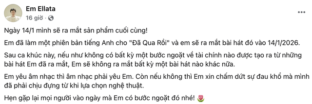 Tranh cãi nam ca sĩ Việt tuyên bố giải nghệ nếu không tạo ra thu nhập, viết gì mà netizen nói “ảo tưởng sức mạnh"- Ảnh 2. Tranh cãi nam ca sĩ Việt tuyên bố giải nghệ nếu không tạo ra thu nhập, viết gì mà netizen nói “ảo tưởng sức mạnh"- Ảnh 2.