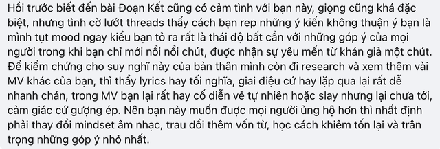 Tranh cãi nam ca sĩ Việt tuyên bố giải nghệ nếu không tạo ra thu nhập, viết gì mà netizen nói “ảo tưởng sức mạnh"- Ảnh 6. Tranh cãi nam ca sĩ Việt tuyên bố giải nghệ nếu không tạo ra thu nhập, viết gì mà netizen nói “ảo tưởng sức mạnh"- Ảnh 6.