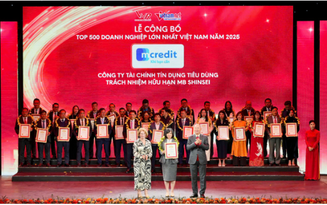 Mcredit ghi danh TOP 500 doanh nghiệp lớn nhất Việt Nam 2025- Ảnh 1.