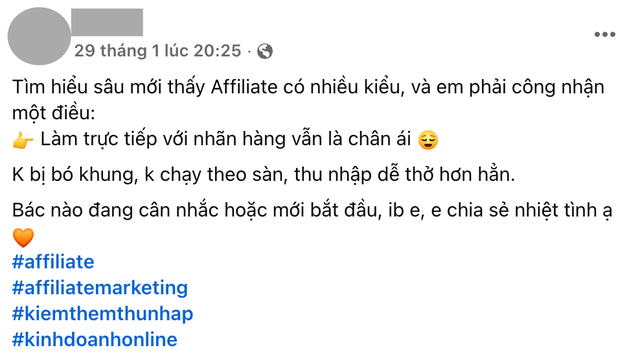 Thủ đoạn lừa đảo tinh vi giả gắn link affiliate hưởng % hoa hồng: 2 chỉ vàng "đội nón ra đi"- Ảnh 1.