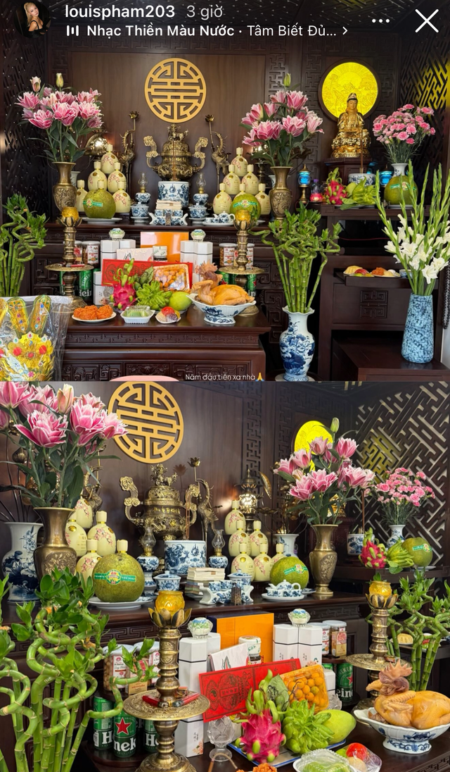 Hội mỹ nhân Việt, dâu hào môn, vợ giám đốc khoe mâm cỗ cúng ông công ông Táo - Ảnh 12.