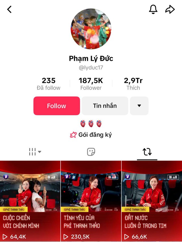 Hotgirl bắn súng Phí Thanh Thảo từng gây choáng với gần 100 video trai đẹp 6 múi, giờ thì chỉ toàn hình ảnh Lý Đức- Ảnh 3.