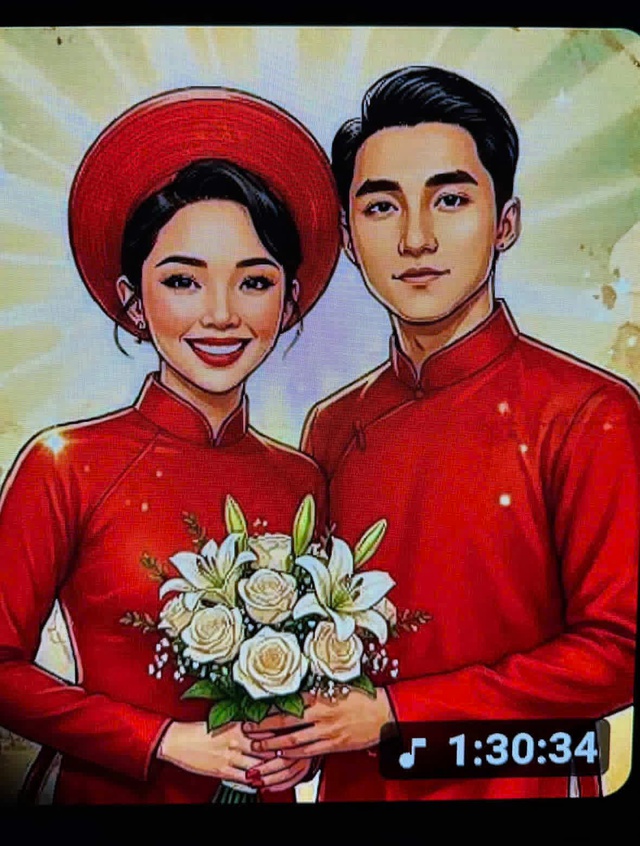 Tóc Tiên bắt bặp ảnh cưới của chính mình với người đàn ông lạ- Ảnh 1. Tóc Tiên bắt bặp ảnh cưới của chính mình với người đàn ông lạ- Ảnh 1.