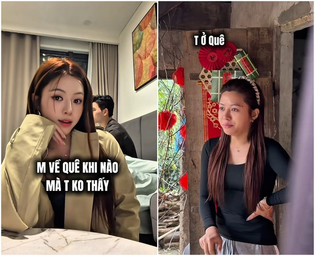 Trào lưu đang gây sốt: Mỹ nhân và gái quê cách nhau đúng 1 kỳ nghỉ Tết!- Ảnh 5.