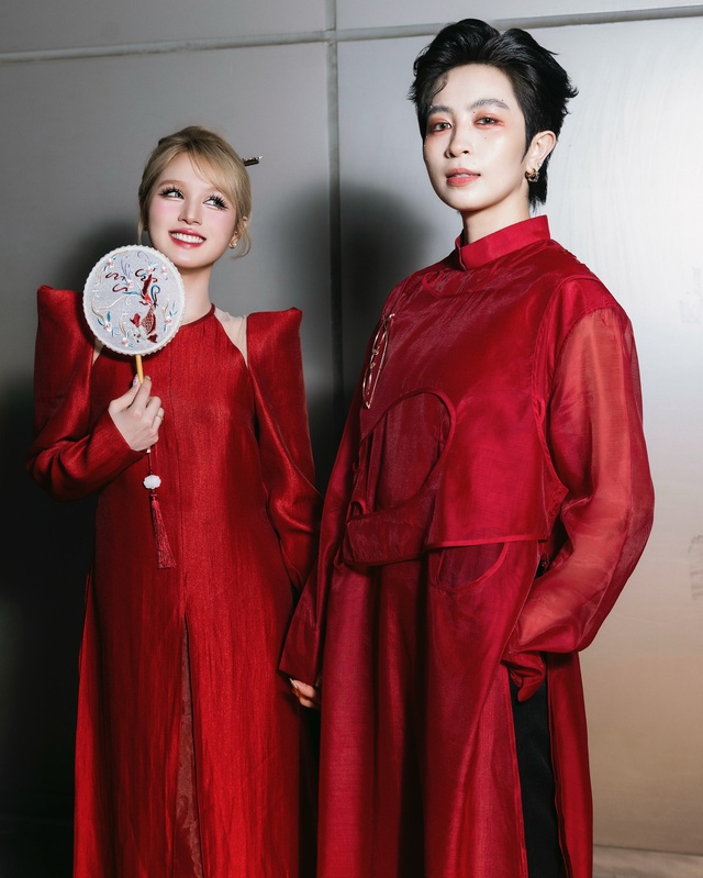 Xoài Non và Gil Lê lên đồ như cưới tới nơi!- Ảnh 6.