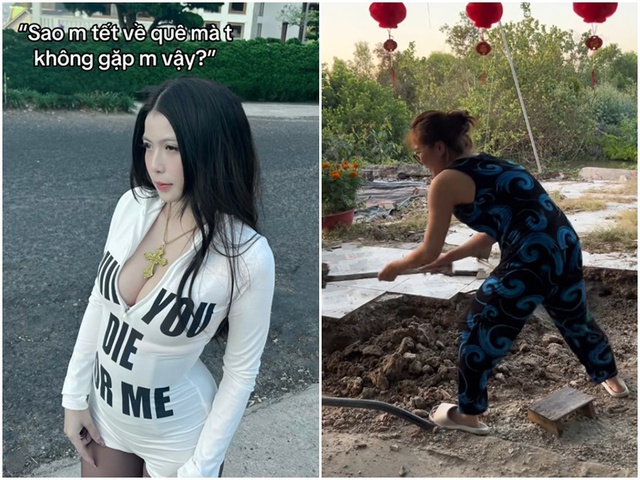 Trào lưu đang gây sốt: Mỹ nhân và gái quê cách nhau đúng 1 kỳ nghỉ Tết!- Ảnh 3.