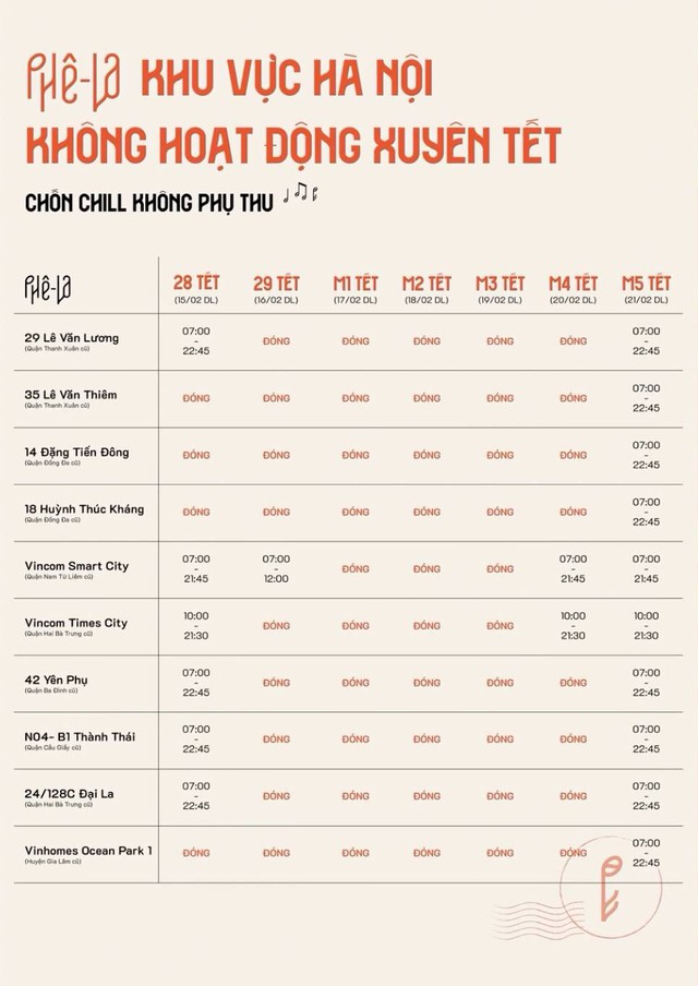 Một loạt hàng cà phê Hà Nội ra thông báo gấp ngay trước Tết - Ảnh 3.