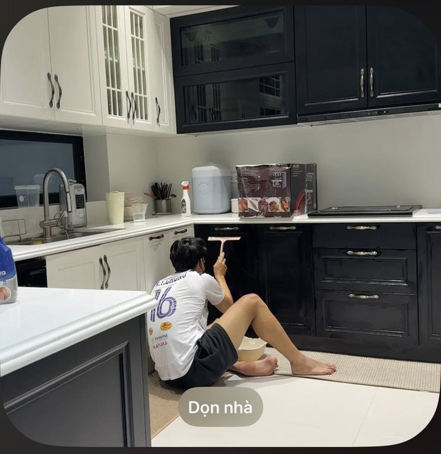 Vợ Thành Chung khoe khéo biệt thự lộng lẫy ngày Tết: Chồng lo dọn dẹp, vợ trổ tài nữ công gia chánh điểm 10 - Ảnh 6.