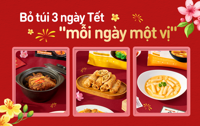 Bỏ túi 3 ngày Tết "mỗi ngày một vị": Bí kíp nấu nhanh - ăn chất cho gia đình hiện đại   - Ảnh 1.