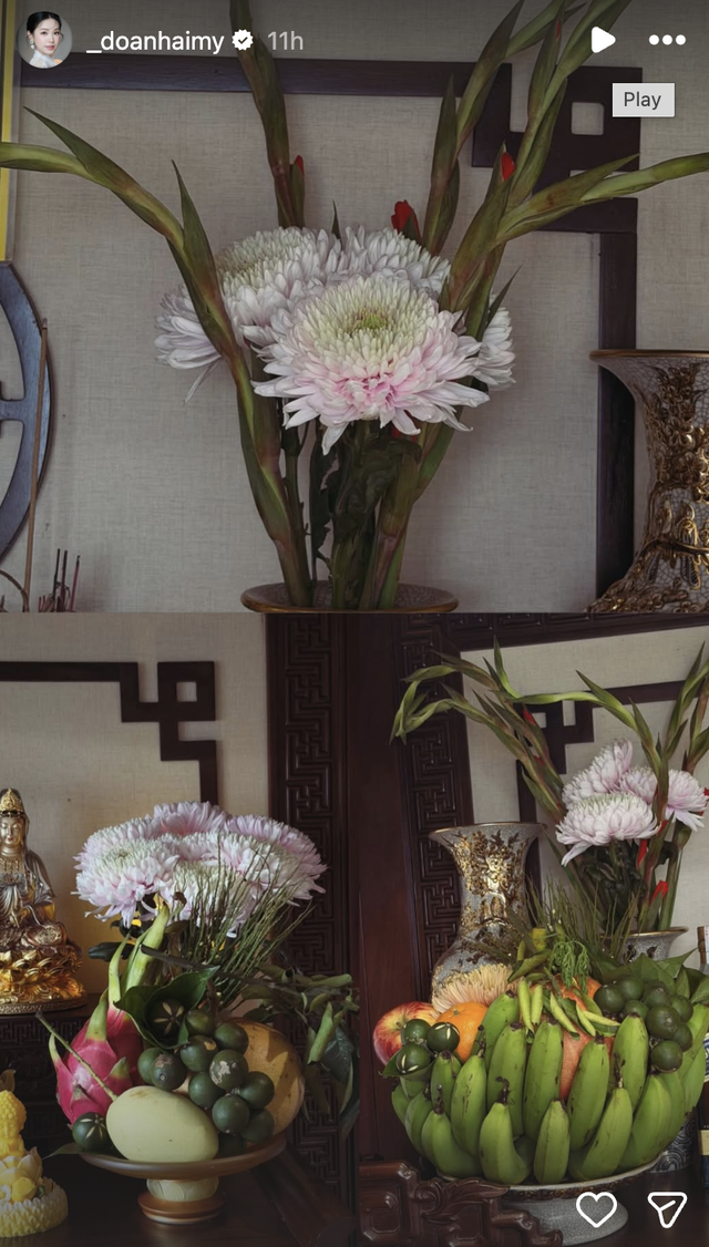 Doãn Hải My và Ngô Tố Uyên cùng khoe mâm ngũ quả ngày Tết khiến dân mạng "chia phe" khen ngợi - Ảnh 1.