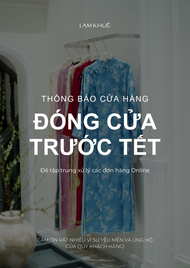 1 thương hiệu áo dài lên tiếng xin lỗi ngày cận Tết- Ảnh 2.