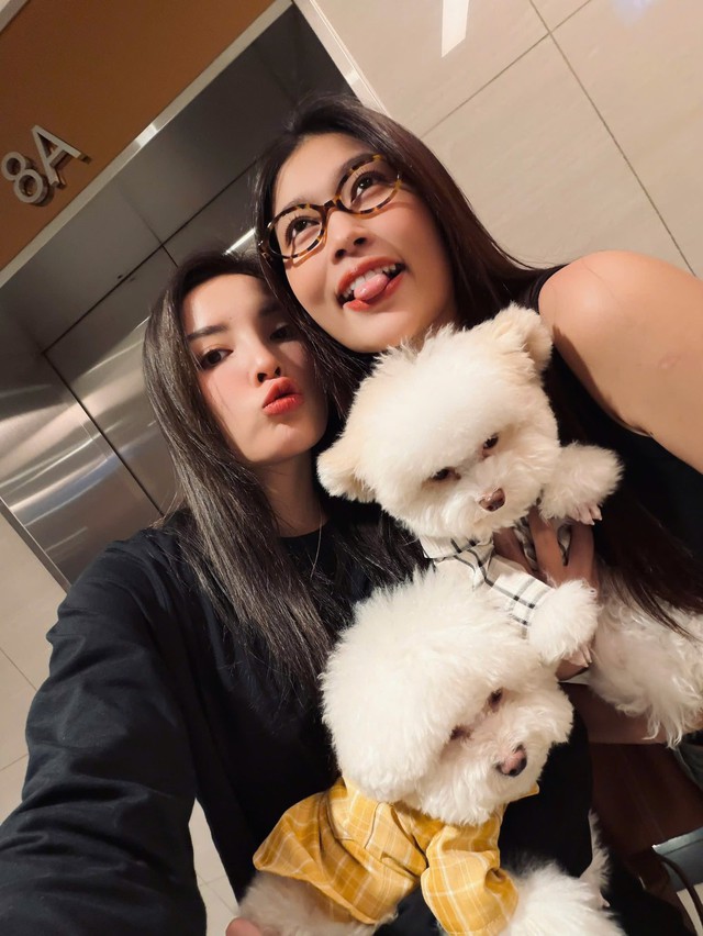 Hoa hậu Kỳ Duyên - Đoàn Thiên Ân sống chung, vui vẻ đón Tết bên nhau- Ảnh 3.