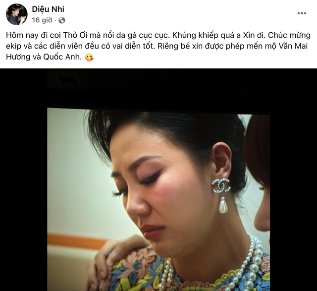 Giữa đường đua phim Tết, Diệu Nhi tấm tắc khen Trấn Thành, còn dành tình cảm cho nam thần không thua gì Anh Tú- Ảnh 1.