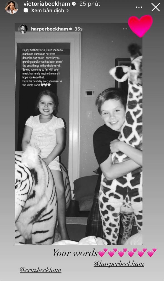 Có một tiểu thư Harper mềm mại, đầy ấm áp giữa drama gia đình Beckham - Ảnh 1.