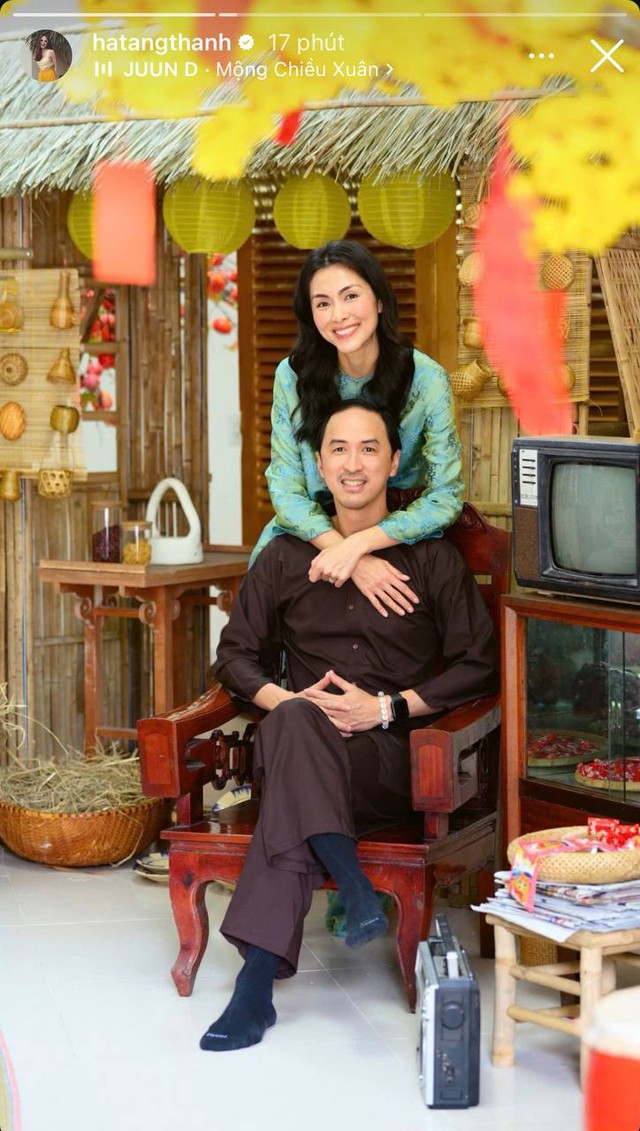 Tăng Thanh Hà hé lộ cách gia đình tỷ phú đón Tết bên trong biệt thự  - Ảnh 1.