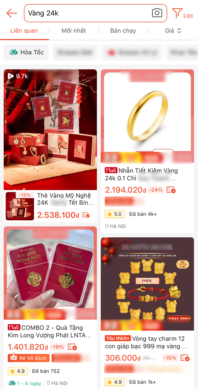 Vàng 0,1 chỉ bán đầy sàn thương mại điện tử: Không cần xếp hàng, ở nhà "chốt đơn" nhưng cần lưu ý điều này - Ảnh 1.