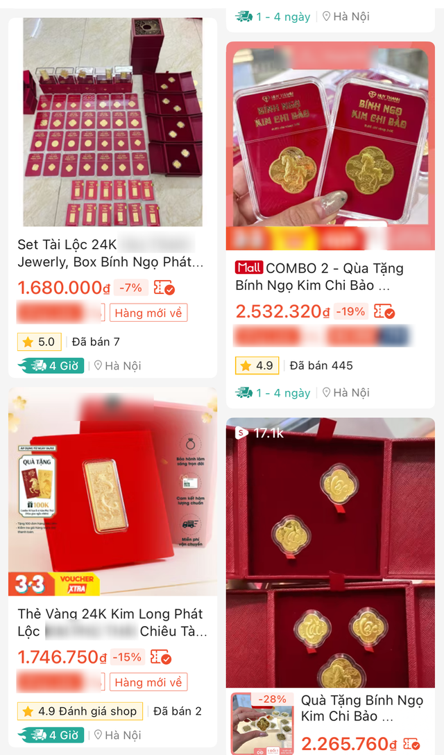 Vàng 0,1 chỉ bán đầy sàn thương mại điện tử: Không cần xếp hàng, ở nhà "chốt đơn" nhưng cần lưu ý điều này - Ảnh 2.